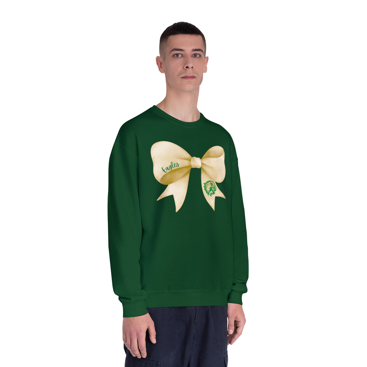 ADULT. GCT Eagles Bow Sweatshirt