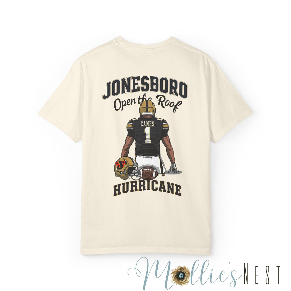 Comfort Colors Jonesboro Football. "Open the Roof"