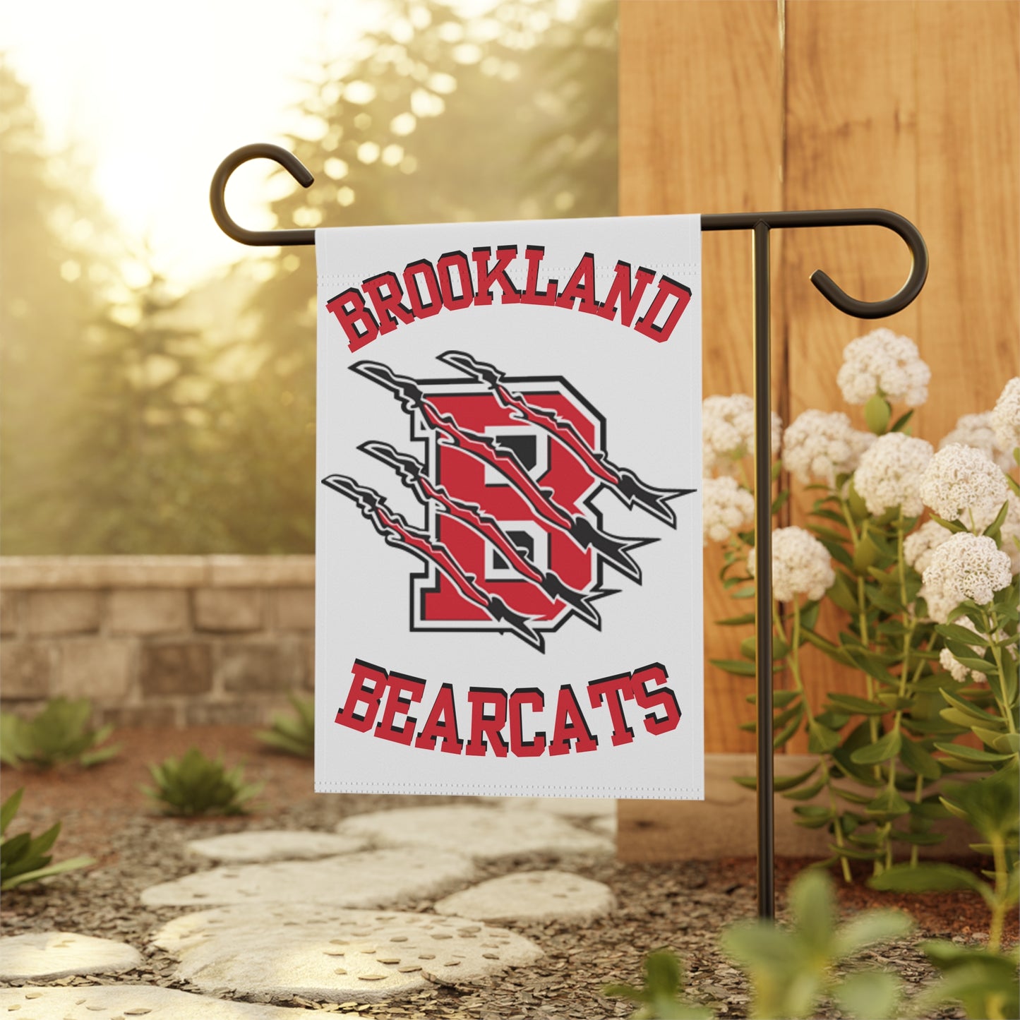Brookland Bearcats Simple Logo Flag — School Spirit House Banner