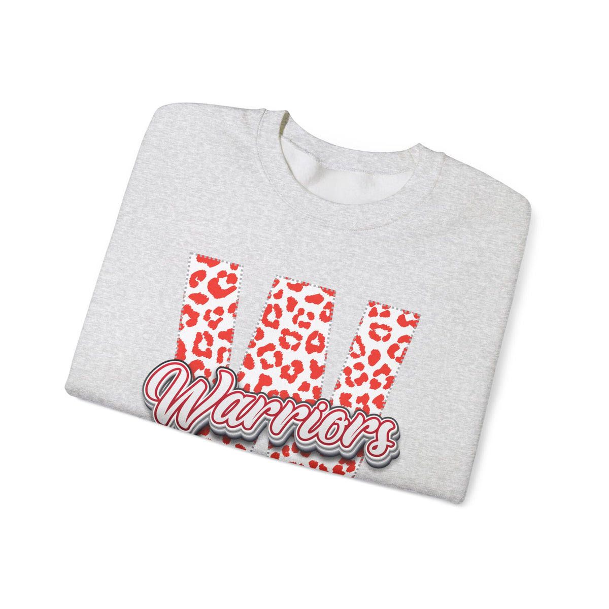 Adult. Westsie Warriors Leopard Print "W" Sweatshirt