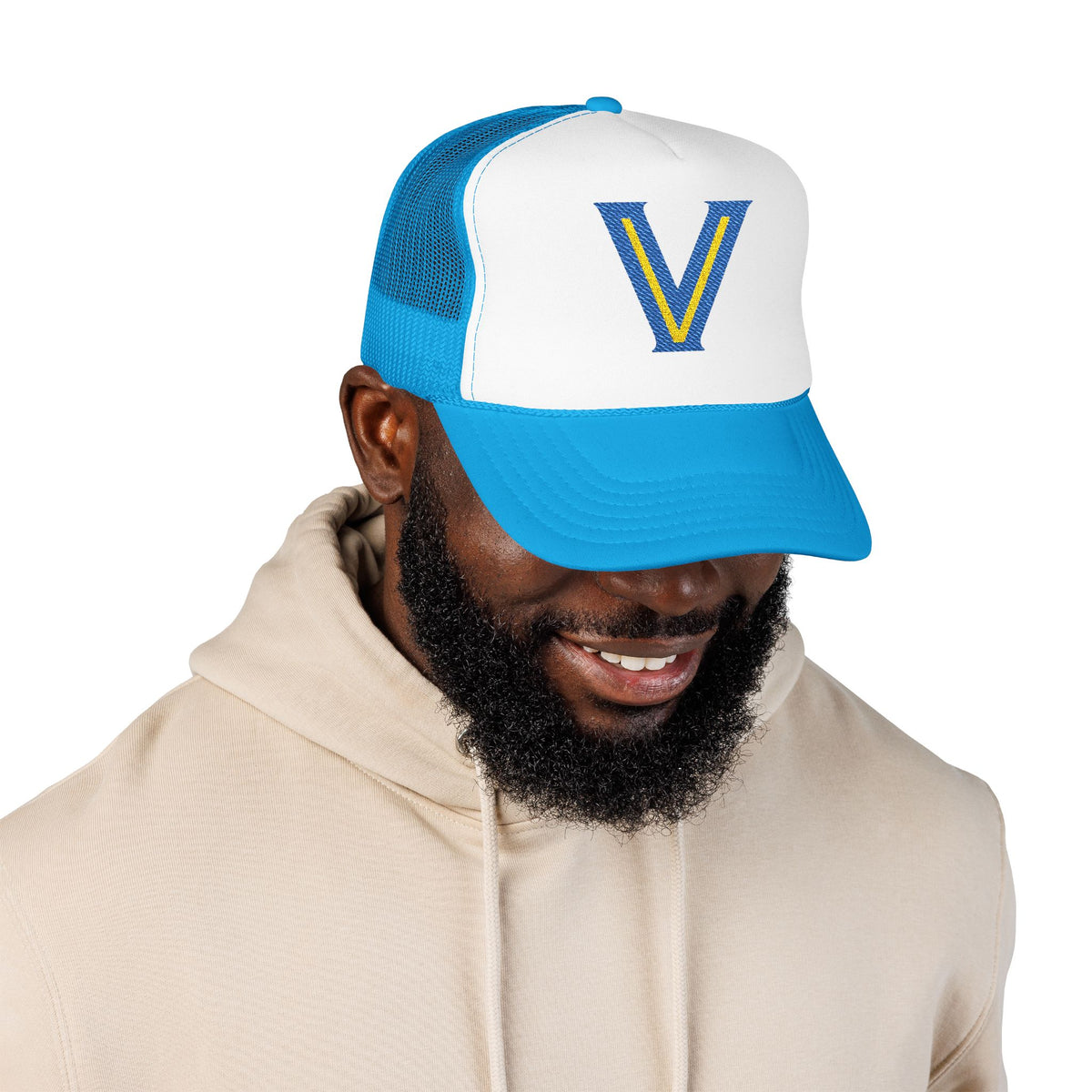 Embroidered Foam Trucker Hat, Valley View Logo