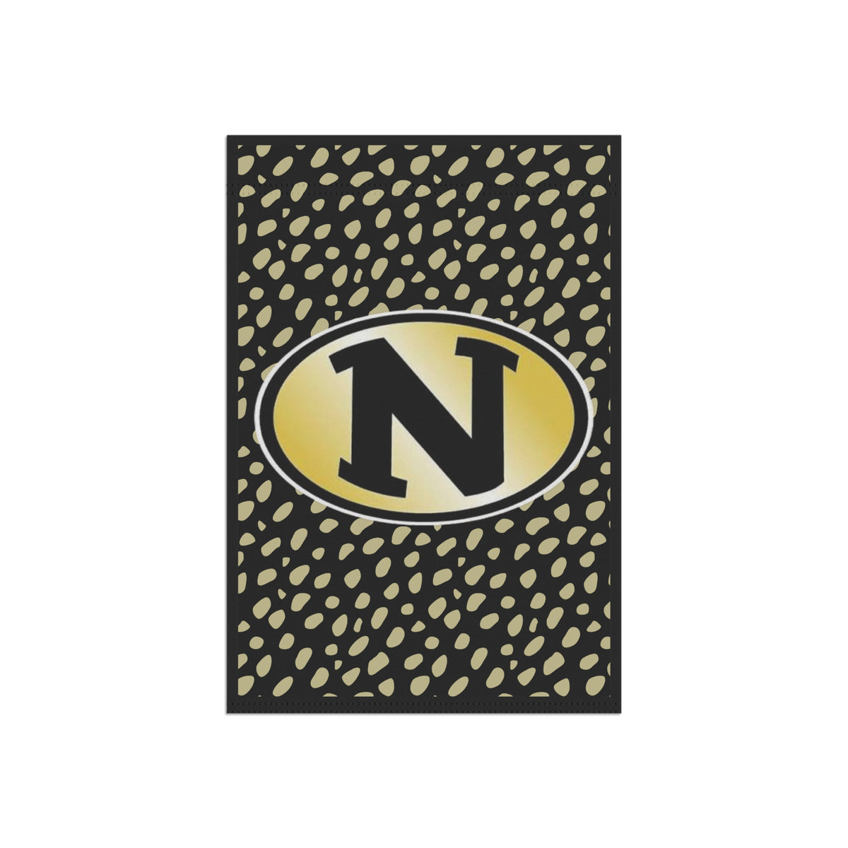 Nettleton Logo Flag. Polka Dot background