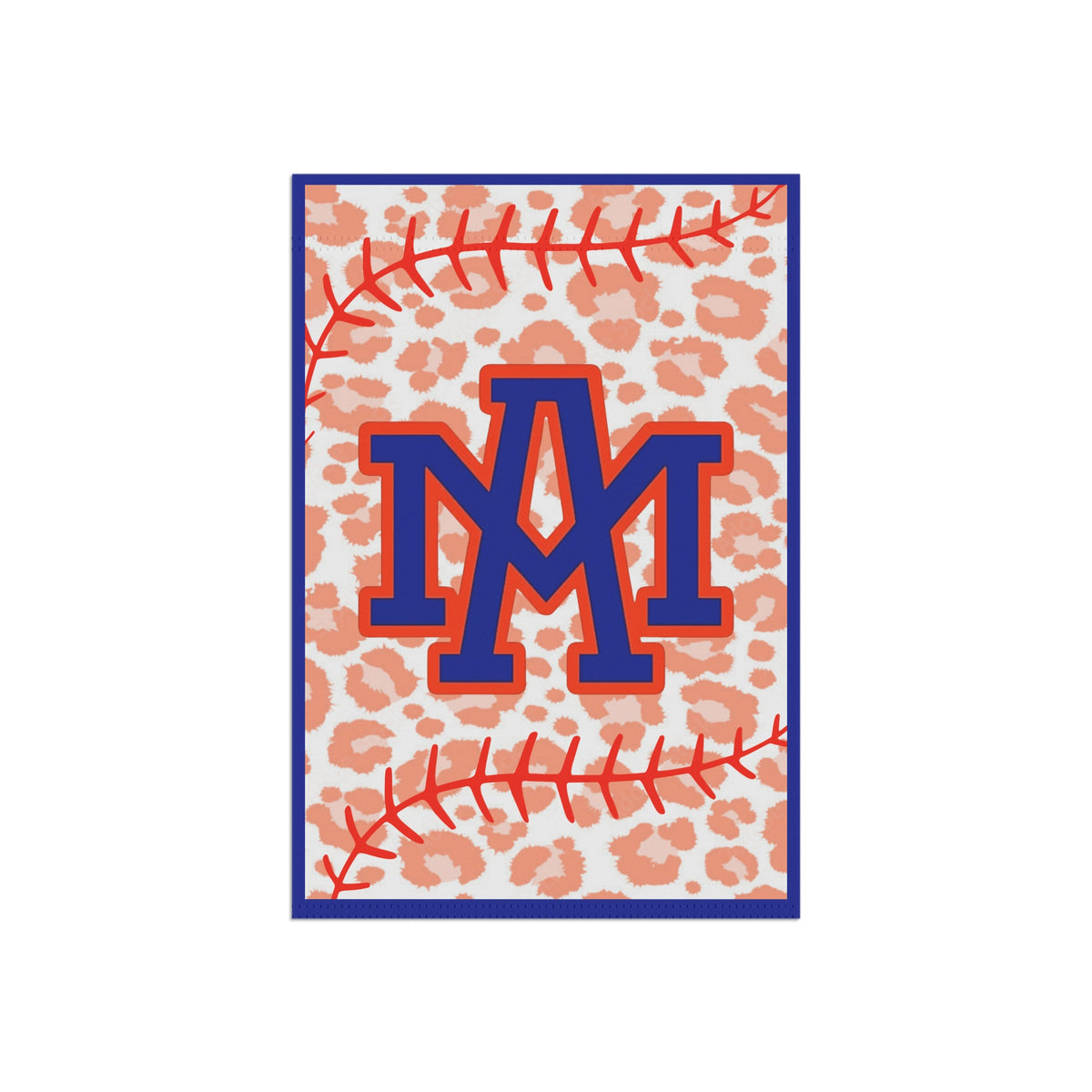Miners Baseball Leopard Garden Flag