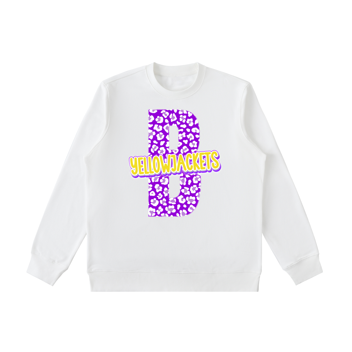 Essential Heavyweight Crewneck Sweatshirt - Bay Yellowjackets "B"