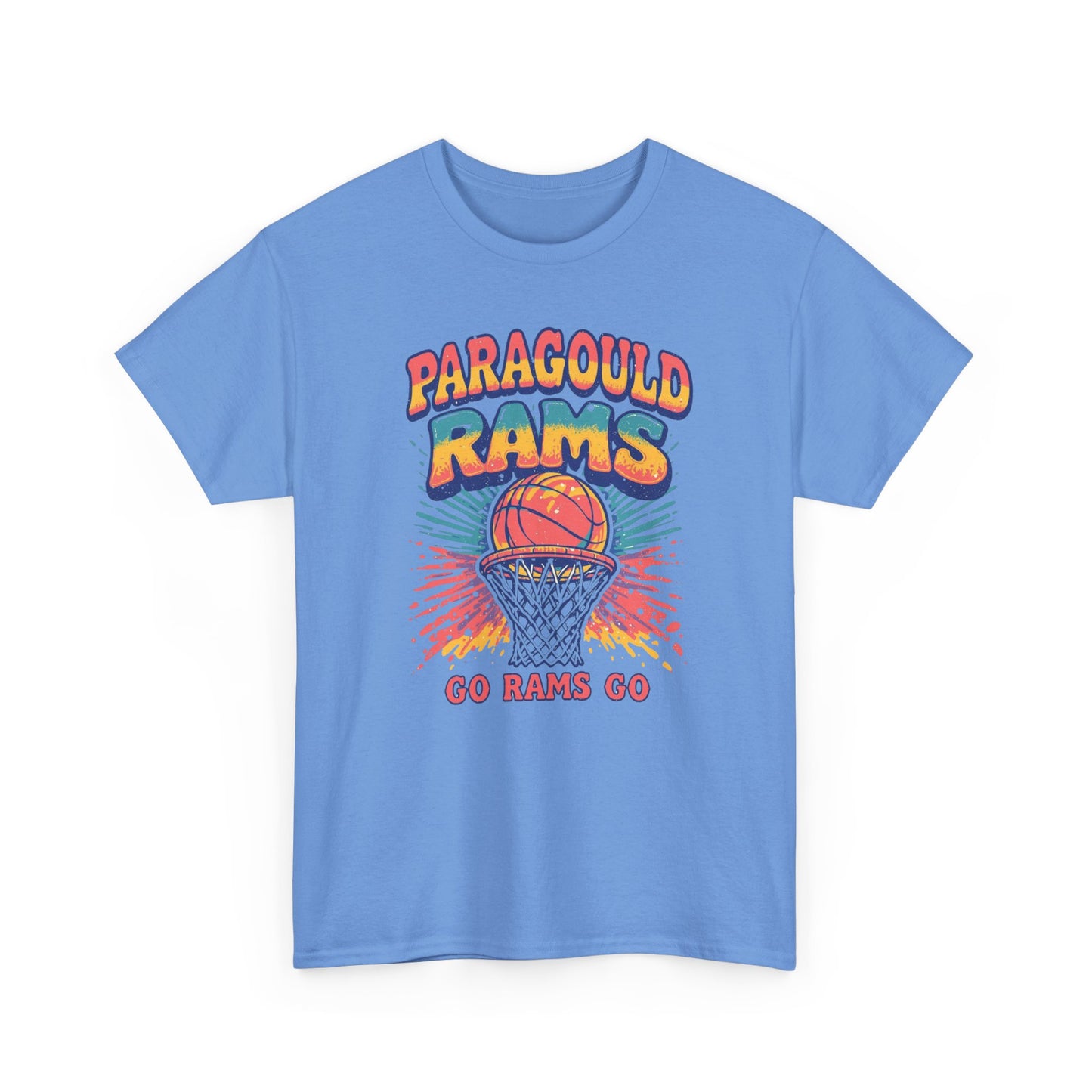 Paragould Rams. Retro Basketball Shirt. ADULT Sizes