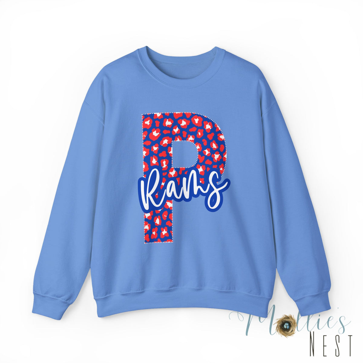 Paragould Rams "P" Leopard Crewneck Sweatshirt