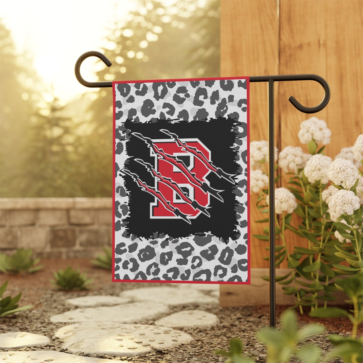Brookland Bearcats Leopard "B" Garden Flag