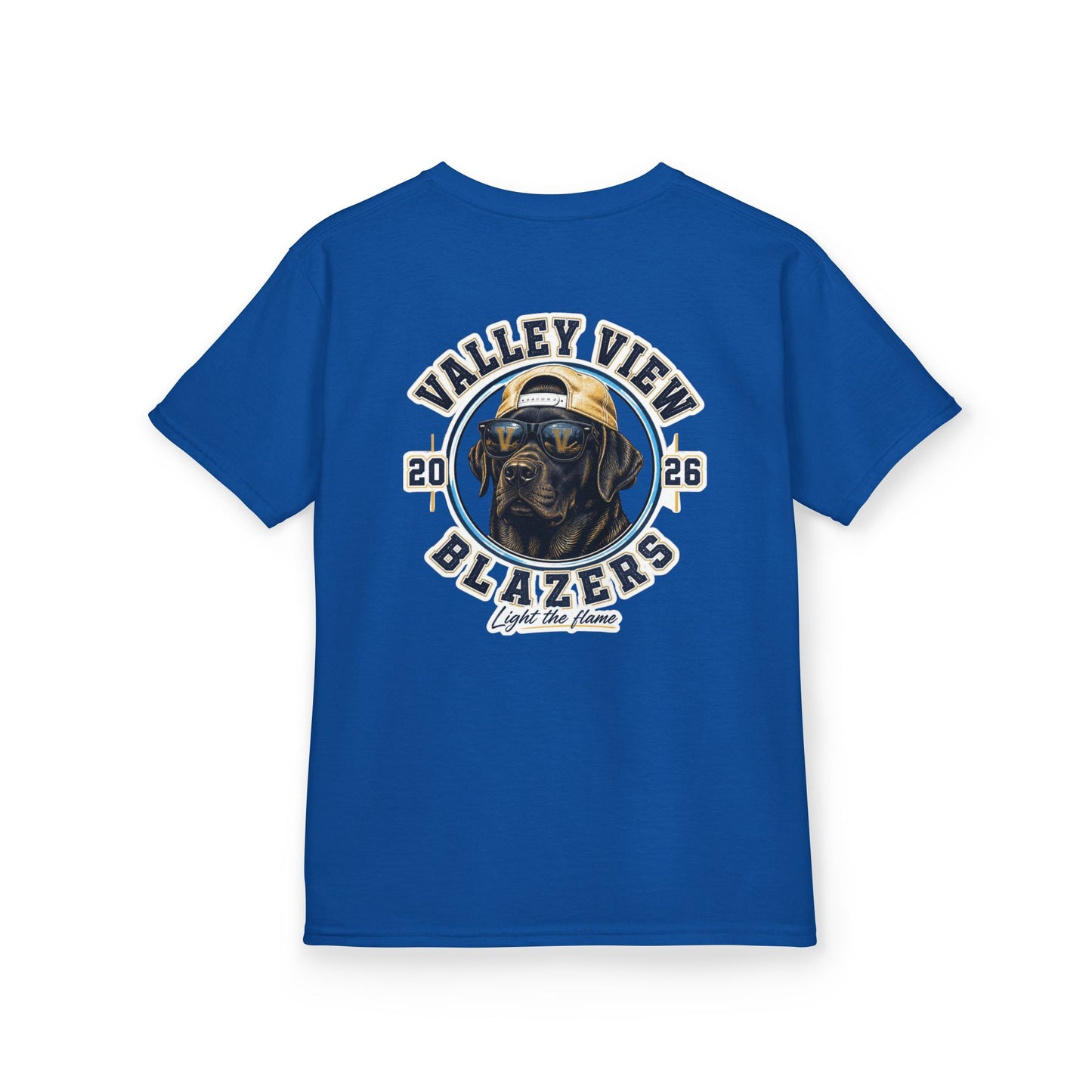 YOUTH. Valley View Blazers Black Lab 2026 T-Shirt — Vintage Tee (2026)
