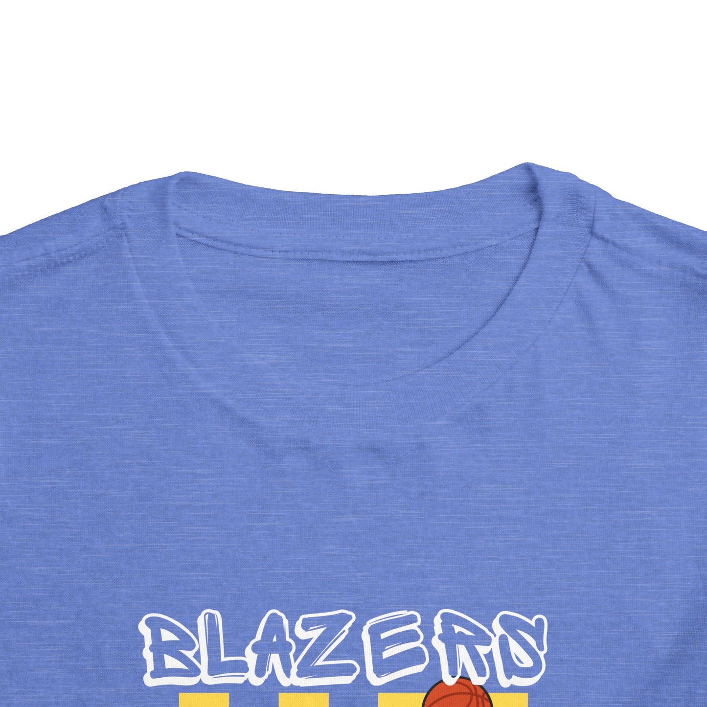Toddler Blazers Basketball Mascot Short Sleeve Tee