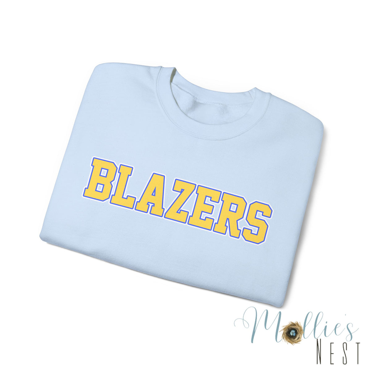 Adult. Blazers Classic. Spirit Crewneck Sweatshirt