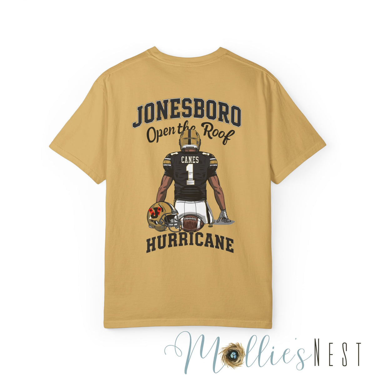Comfort Colors Jonesboro Football. "Open the Roof"