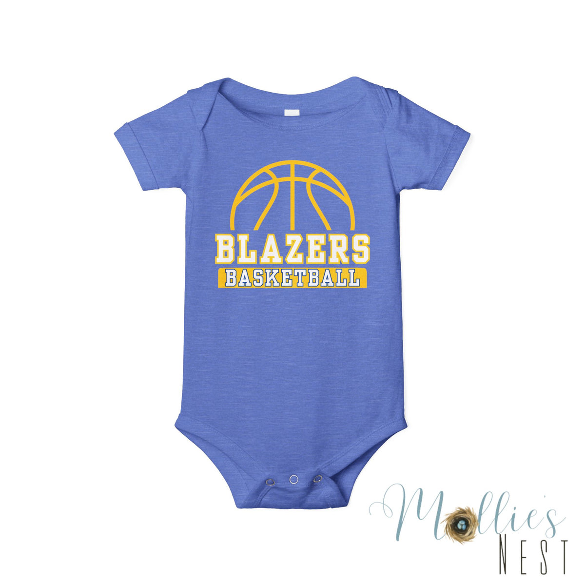 INFANT. Blazers Basketball Jersey One Piece
