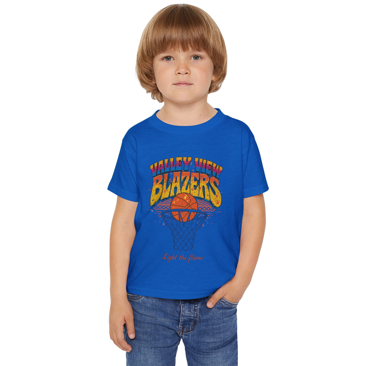 Toddler. Retro Valley View Basketball