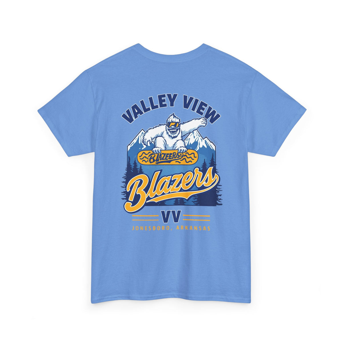 Valley View Blazers T‑Shirt — Mountain Yeti. MANNLY BRAND 2026