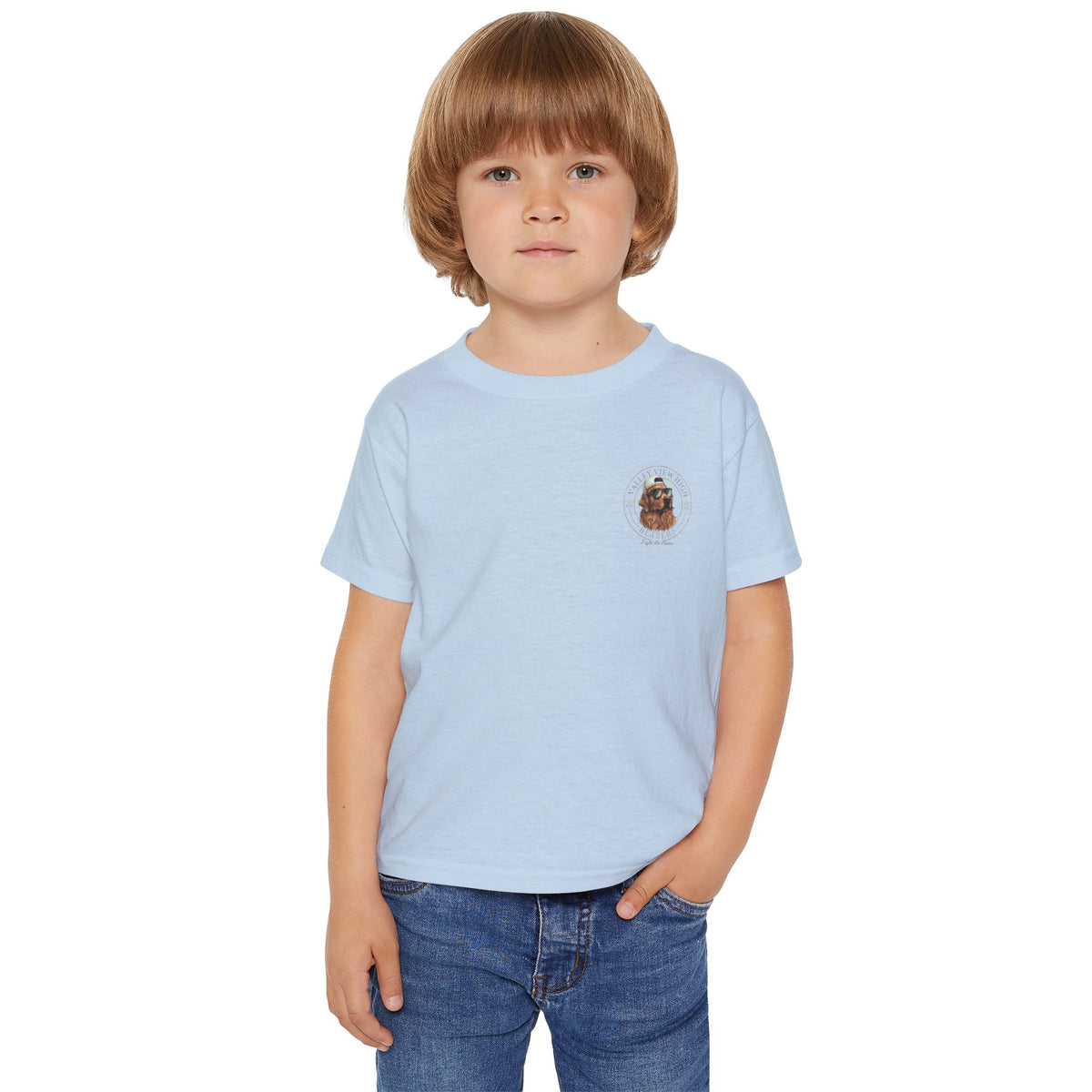 Valley View Blazers. Dog Graphic Toddler T-Shirt (2-sided design)
