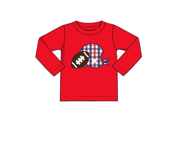 Preorder - Red/Blue Football Helmet Shirt