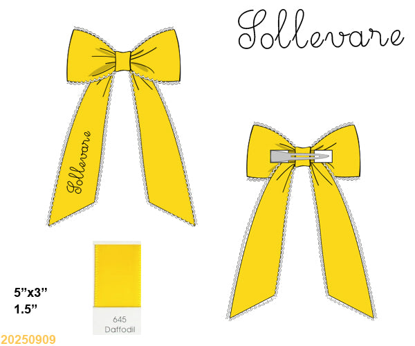 RCA House Embroidered Bows
