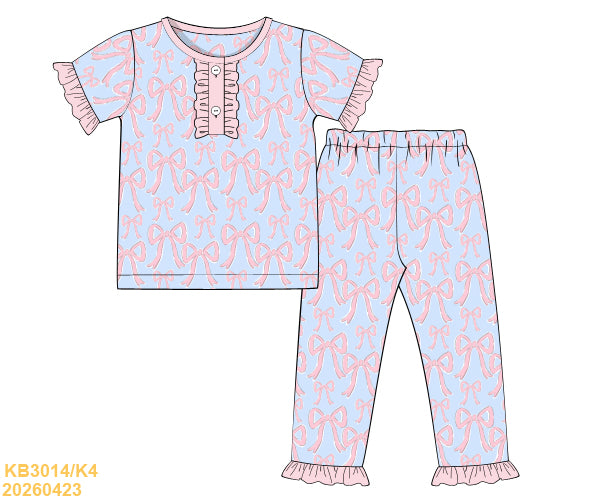 Preorder - Knit Bow Loungewear