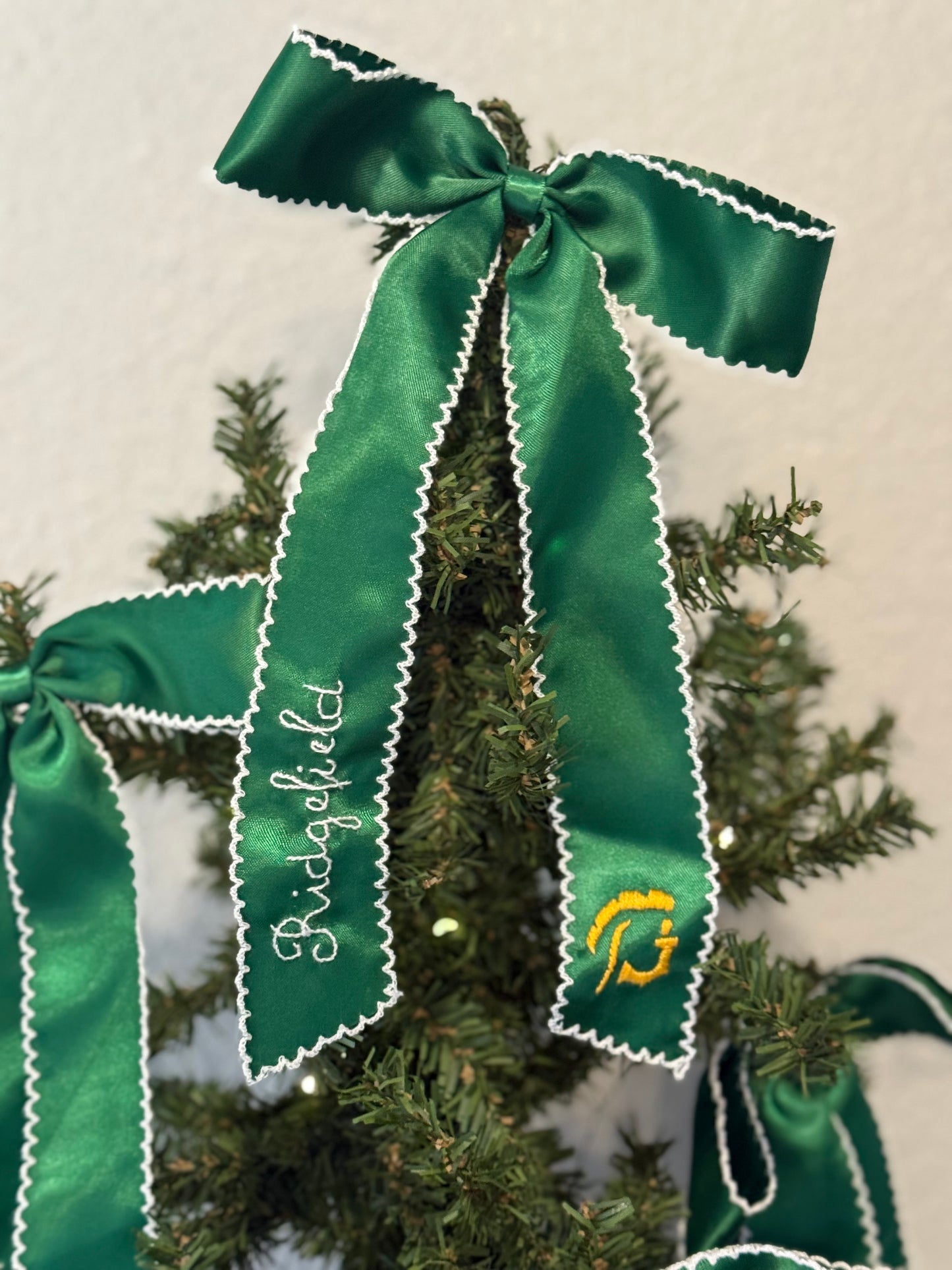 Ridgefield Christian Embroidered Bow