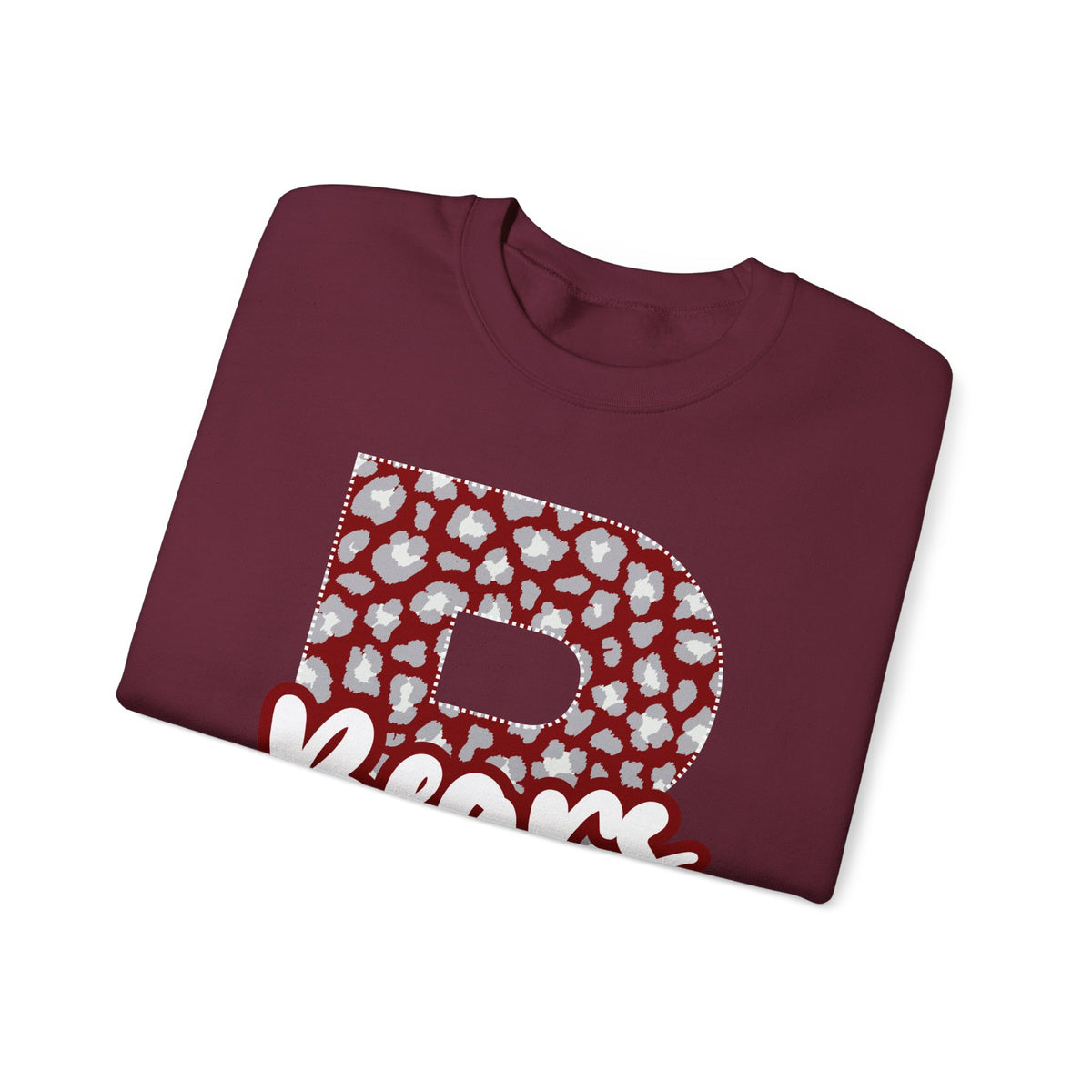 ADULT. Barton Bears. Initial B Crewneck Sweatshirt