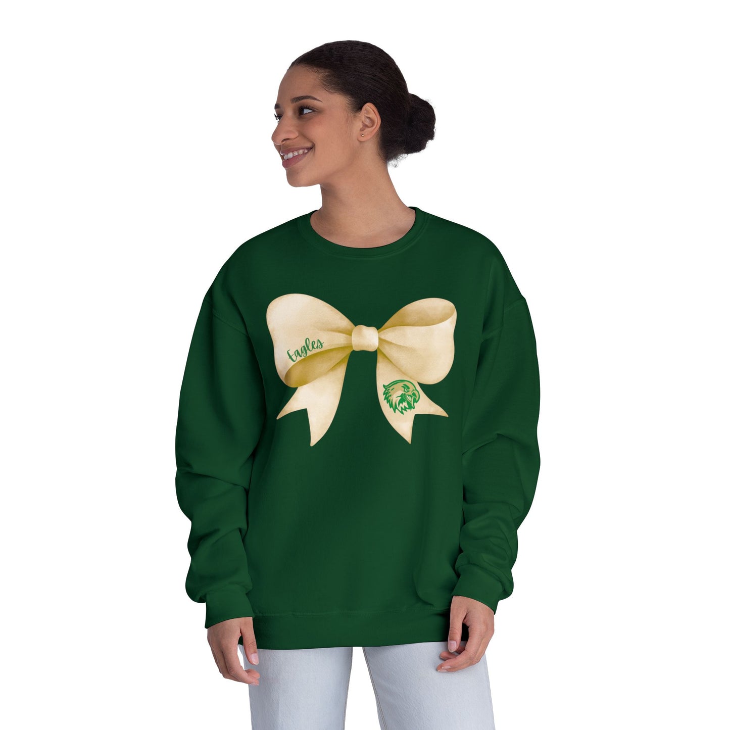 ADULT. GCT Eagles Bow Sweatshirt