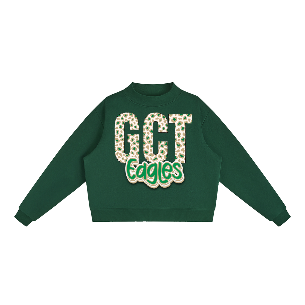 GCT.Eagles - Fleece Mock-Neck Crew Sweatshirt