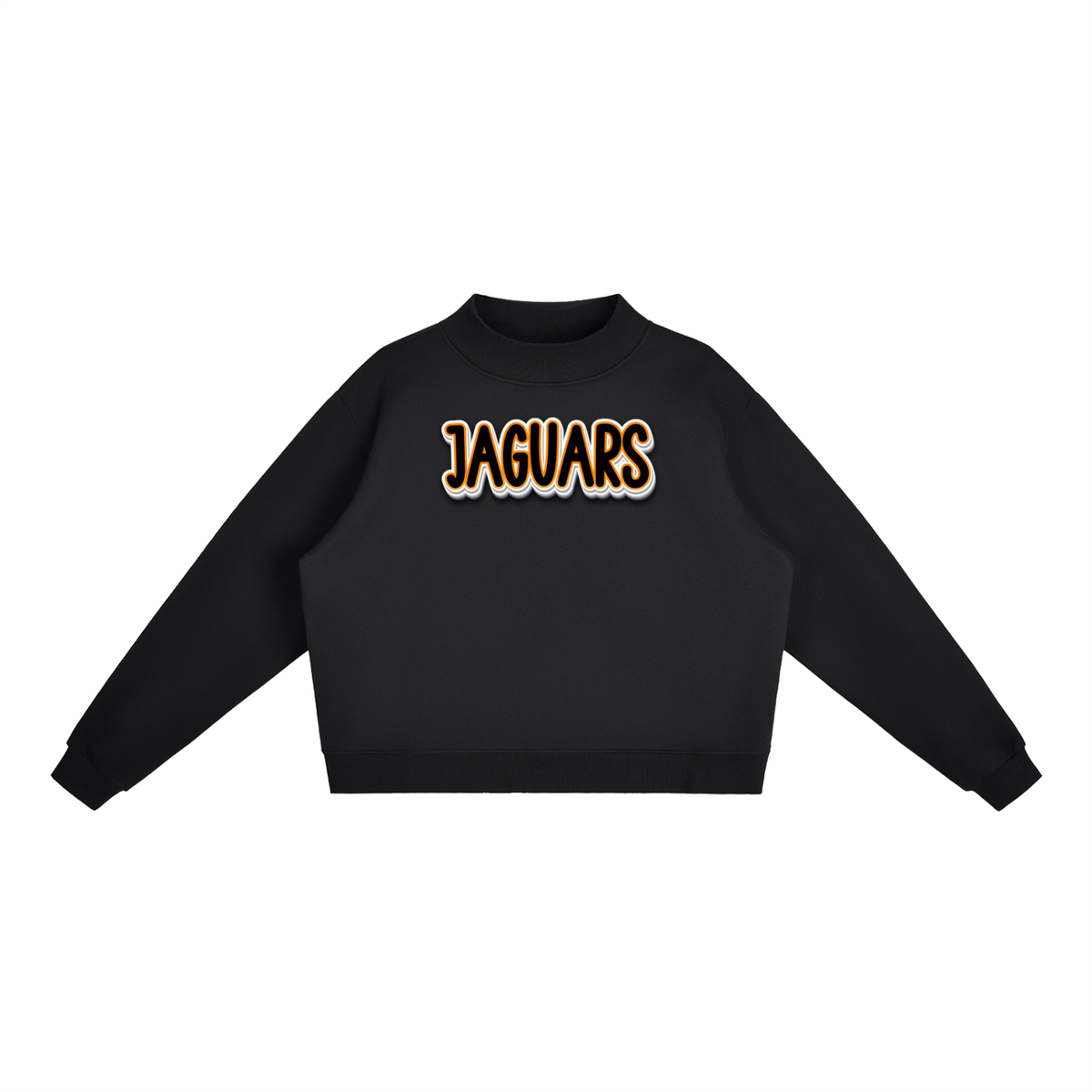 McCrory Jaguars. Fleece Mock-Neck Crew Sweatshirt
