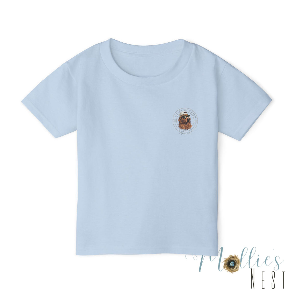Valley View Blazers. Dog Graphic Toddler T-Shirt (2-sided design)