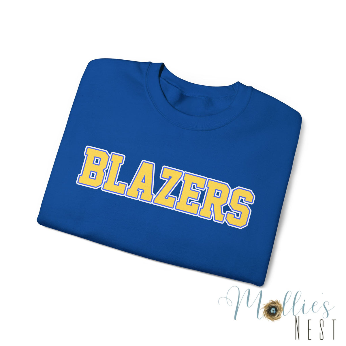 Adult. Blazers Classic. Spirit Crewneck Sweatshirt
