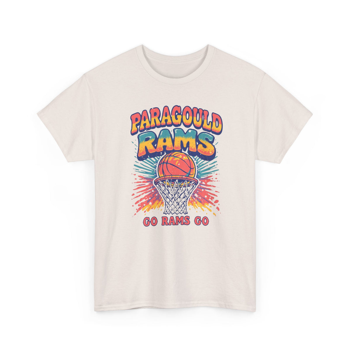 Paragould Rams. Retro Basketball Shirt. ADULT Sizes