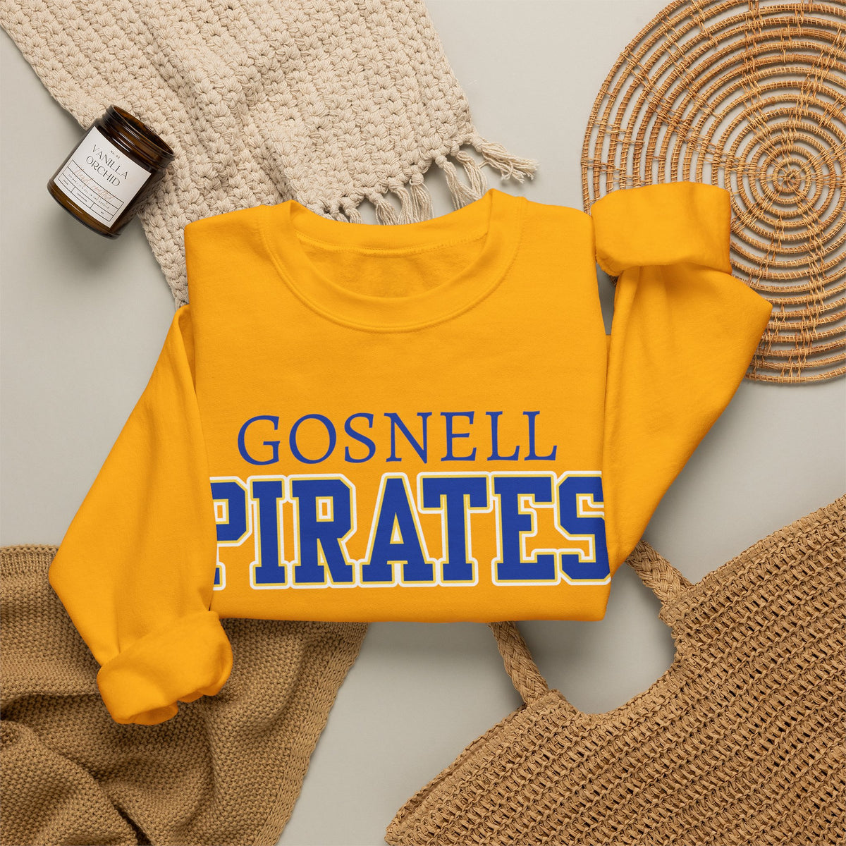 ADULT. Gosnell Pirates Crewneck Sweatshirt