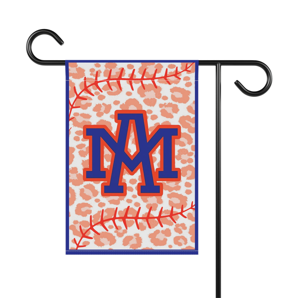 Miners Baseball Leopard Garden Flag