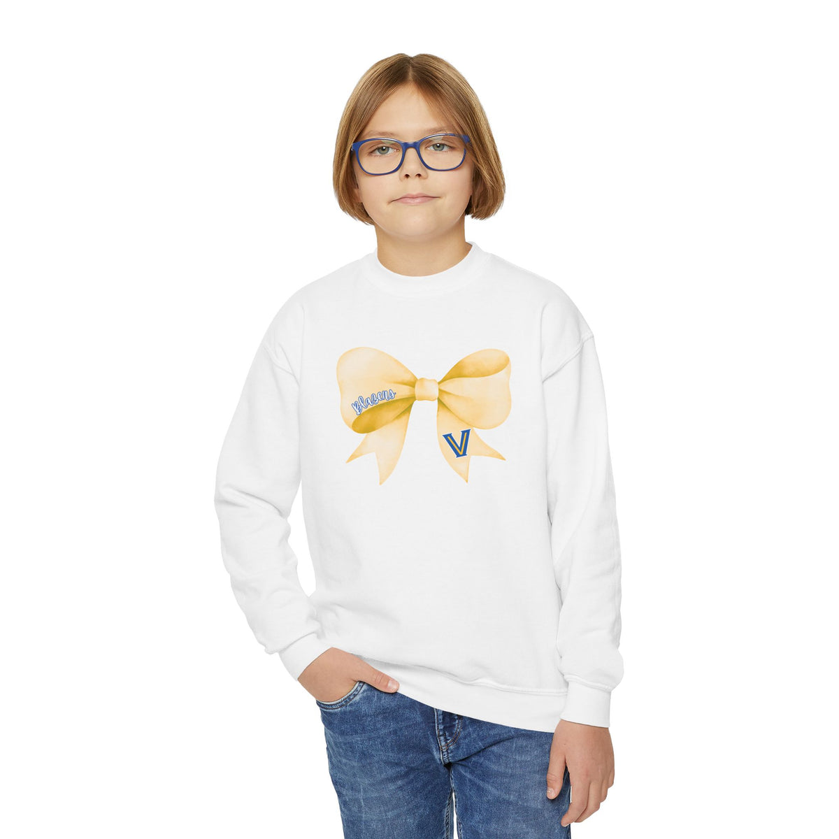 YOUTH. Valley View Bow Sweatshirt