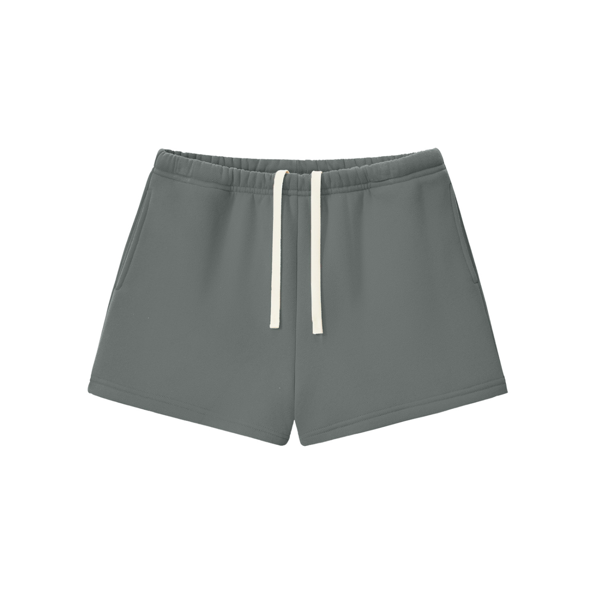 Fleece Drawstring Sweatshorts - Mock Neck Match*