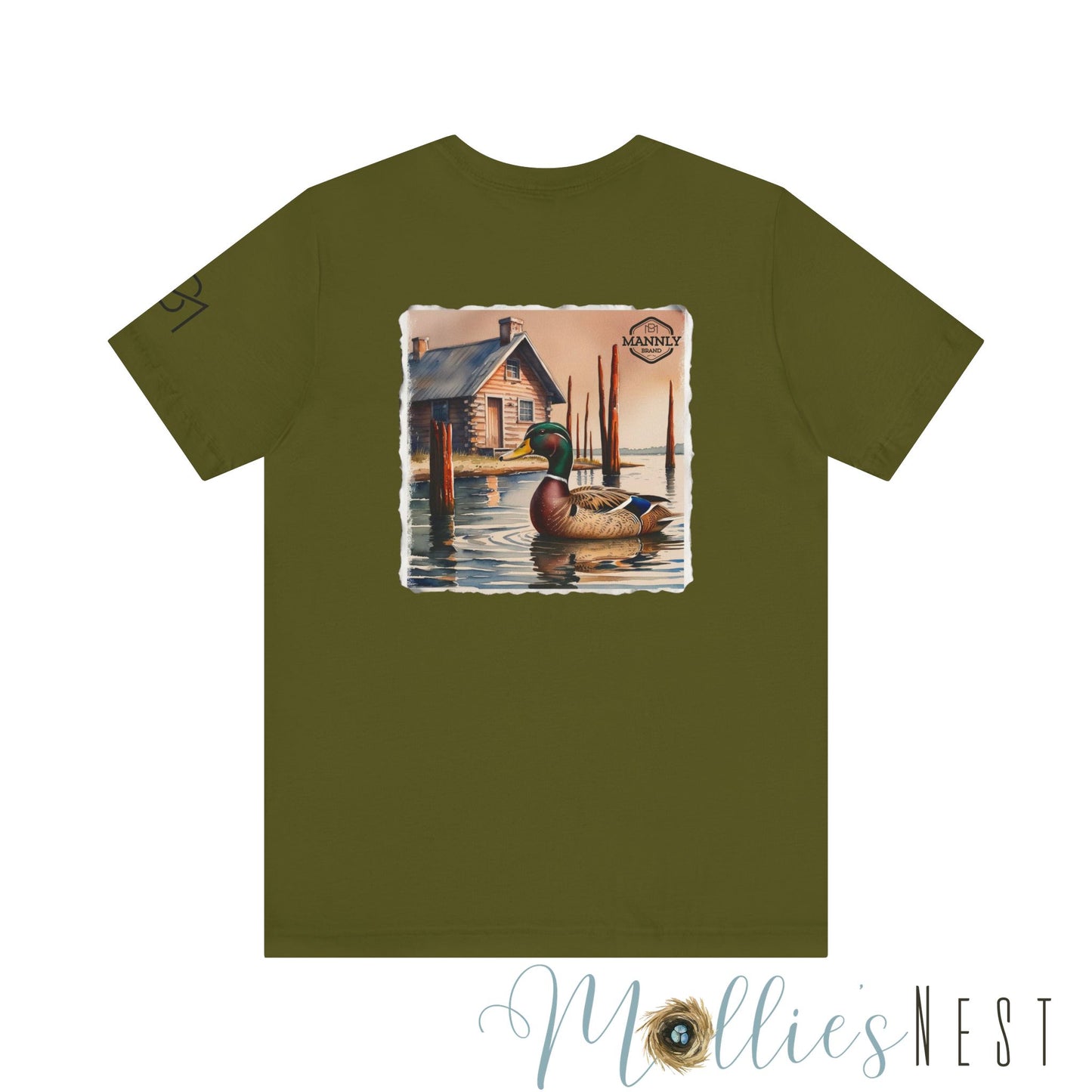 Unisex Jersey Short Sleeve Tee. MANNLY BRAND. Duck Cabin