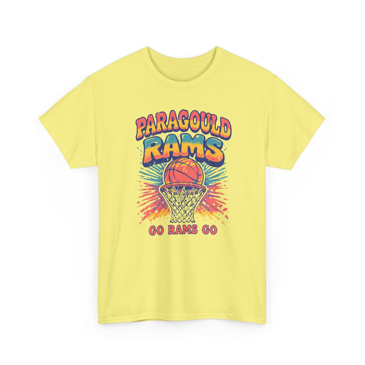 Paragould Rams. Retro Basketball Shirt. ADULT Sizes