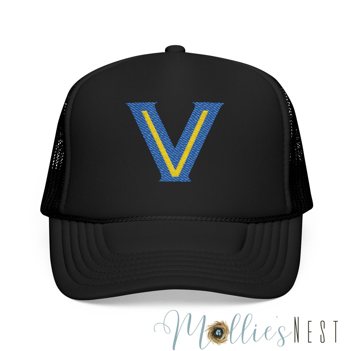Embroidered Foam Trucker Hat, Valley View Logo