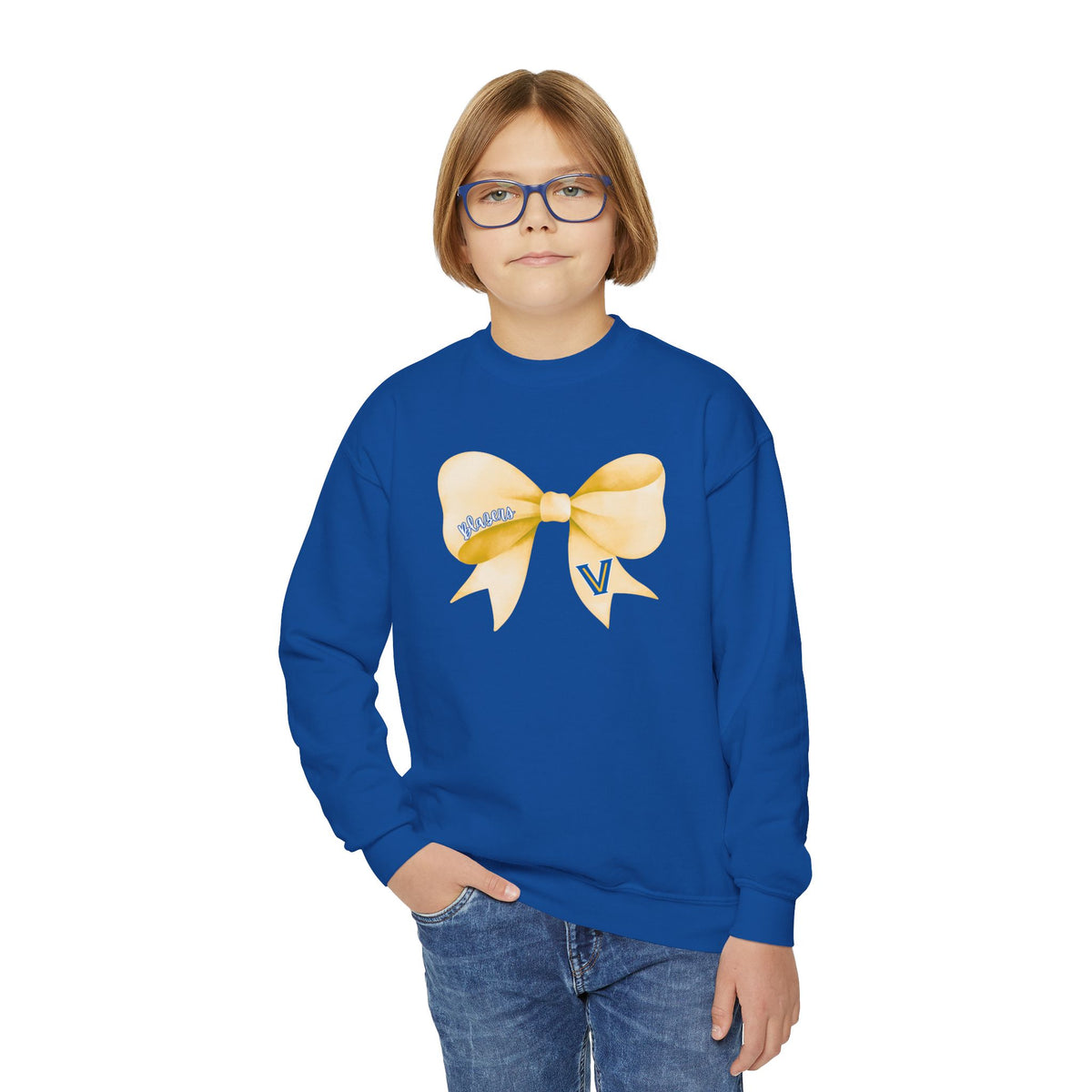 YOUTH. Valley View Bow Sweatshirt