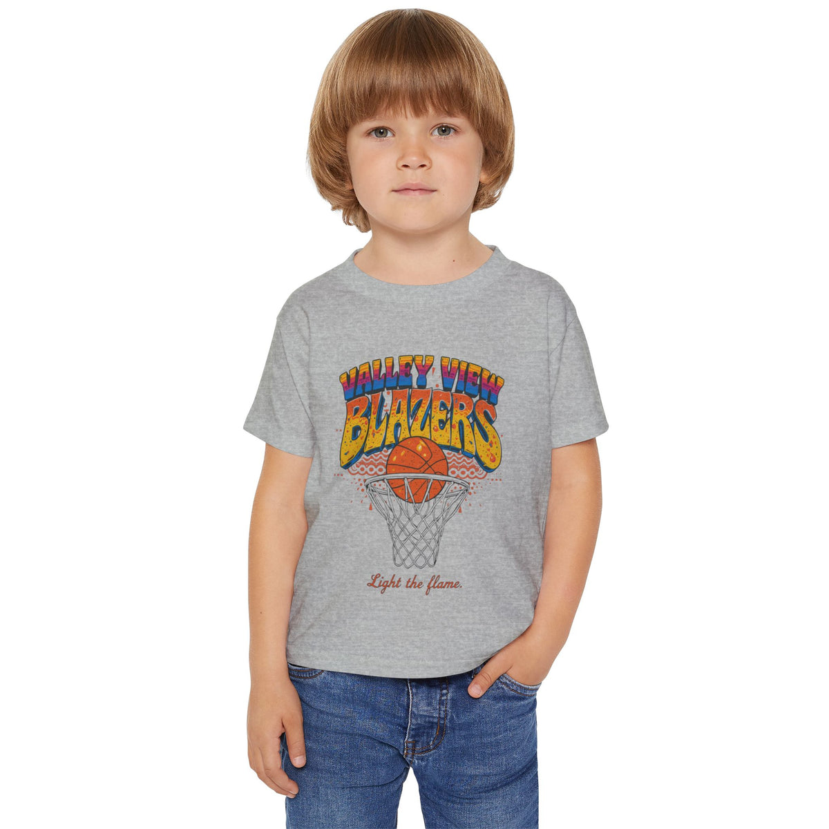 Toddler. Retro Valley View Basketball