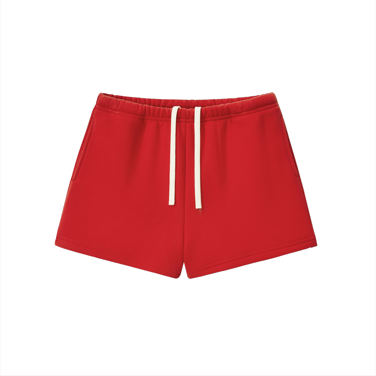 Fleece Drawstring Sweatshorts - Mock Neck Match*
