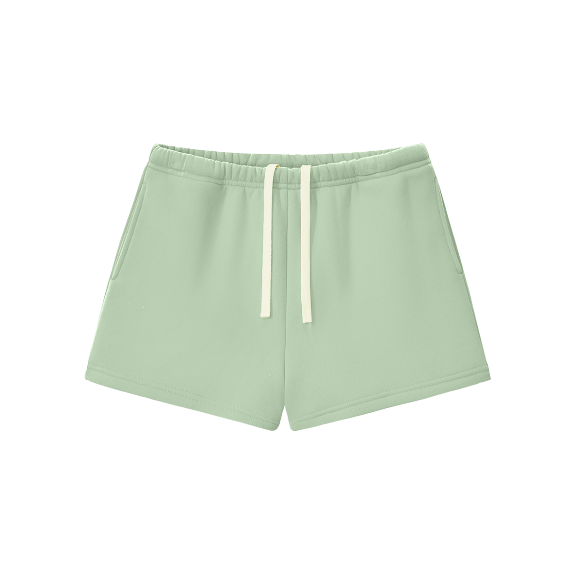 Fleece Drawstring Sweatshorts - Mock Neck Match*