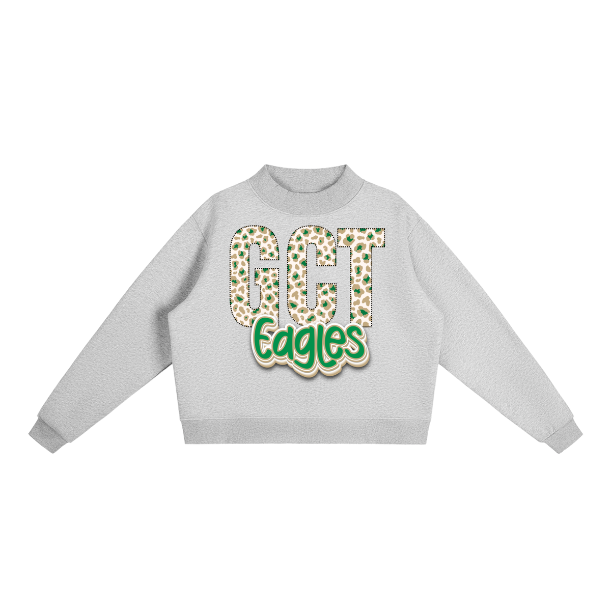 GCT.Eagles - Fleece Mock-Neck Crew Sweatshirt