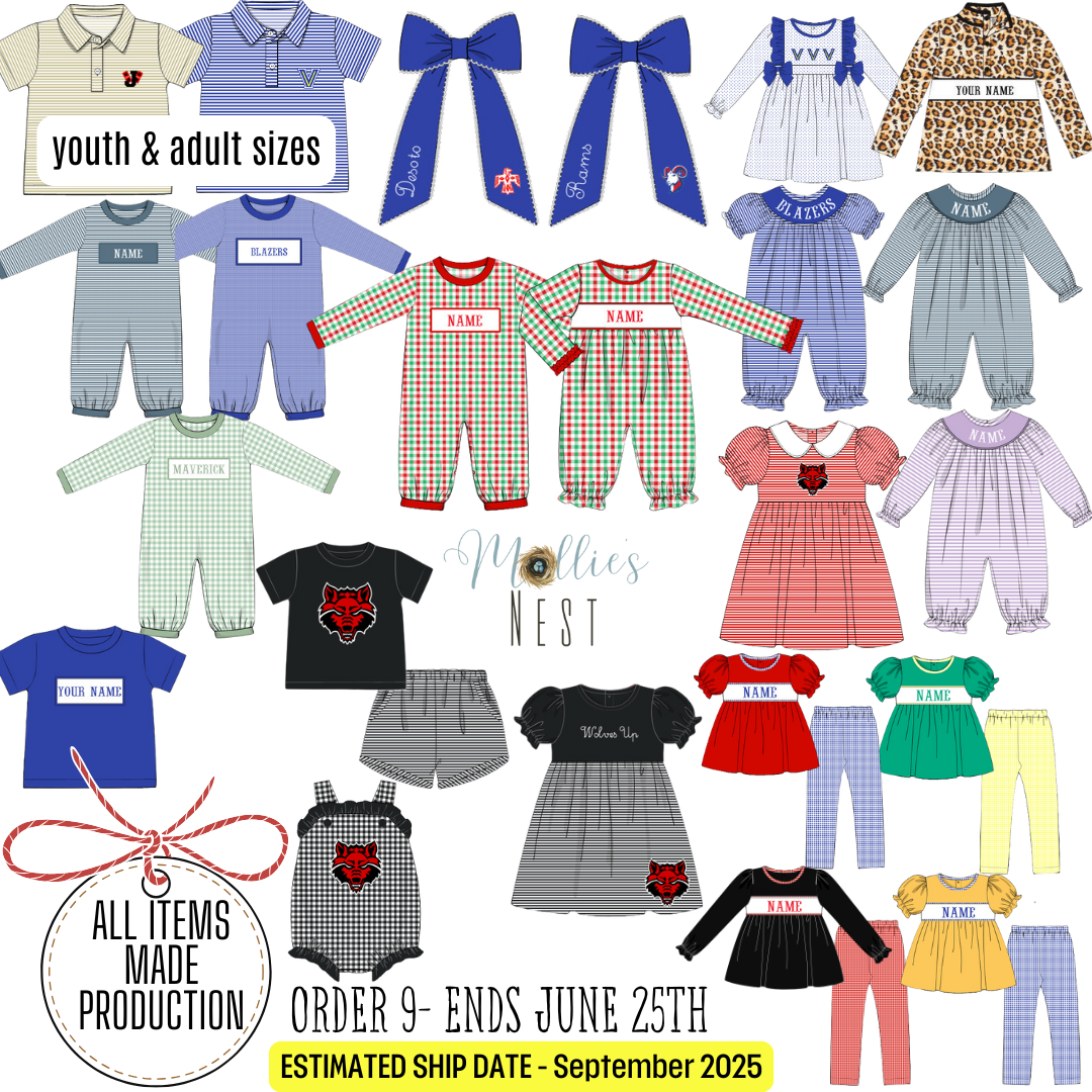 PO9- Last Back to School Order*