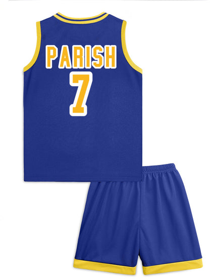 Parish. CUSTOM Children's Basketball Jersey Set(Dual-sided Printing)