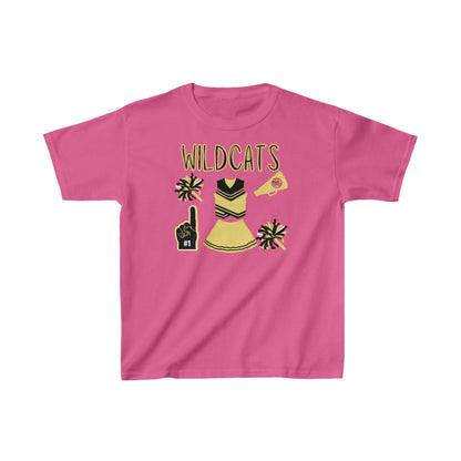 Wildcats Cheer Kids Heavy Cotton™ Tee