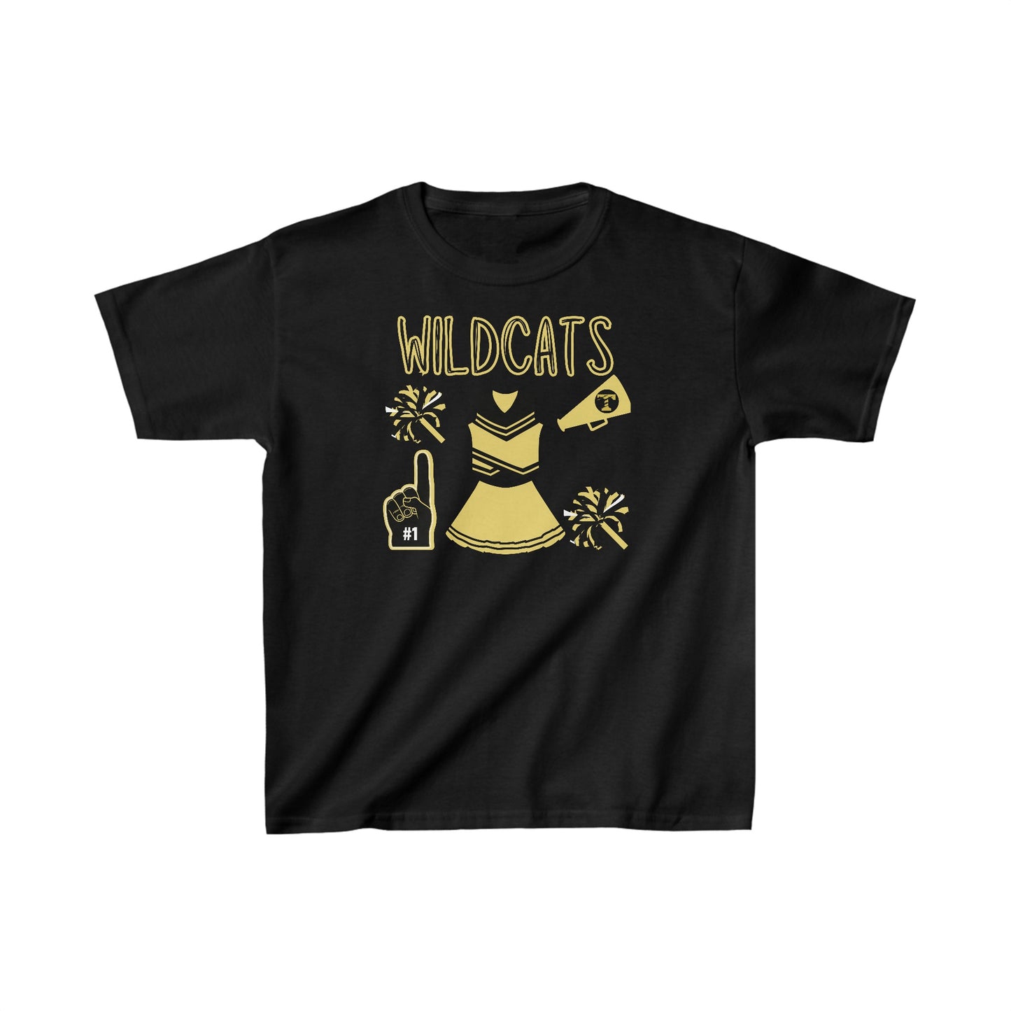 Wildcats Cheer Kids Heavy Cotton™ Tee