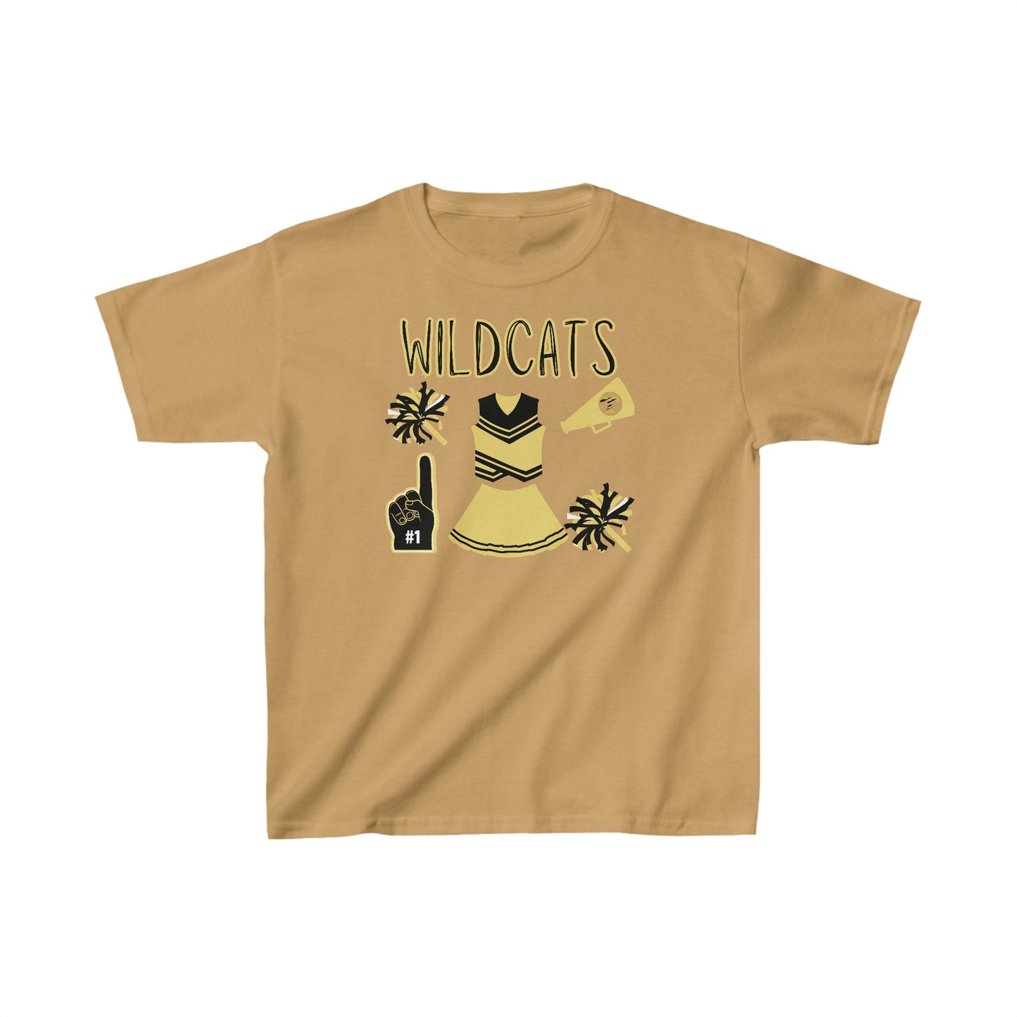 Wildcats Cheer Kids Heavy Cotton™ Tee