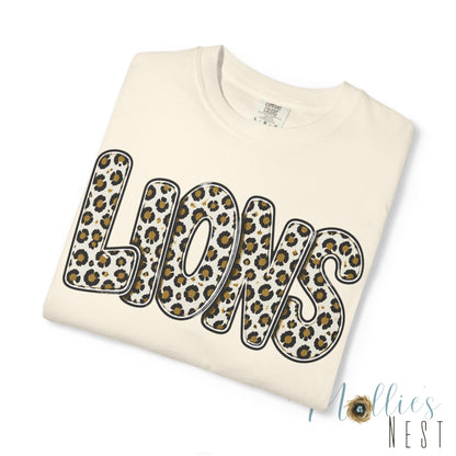 LIONS Leopard Stacked Graphic T-Shirt - ADULT