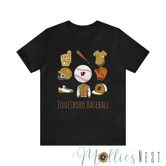 Jonesboro Baseball Jersey Short Sleeve Tee