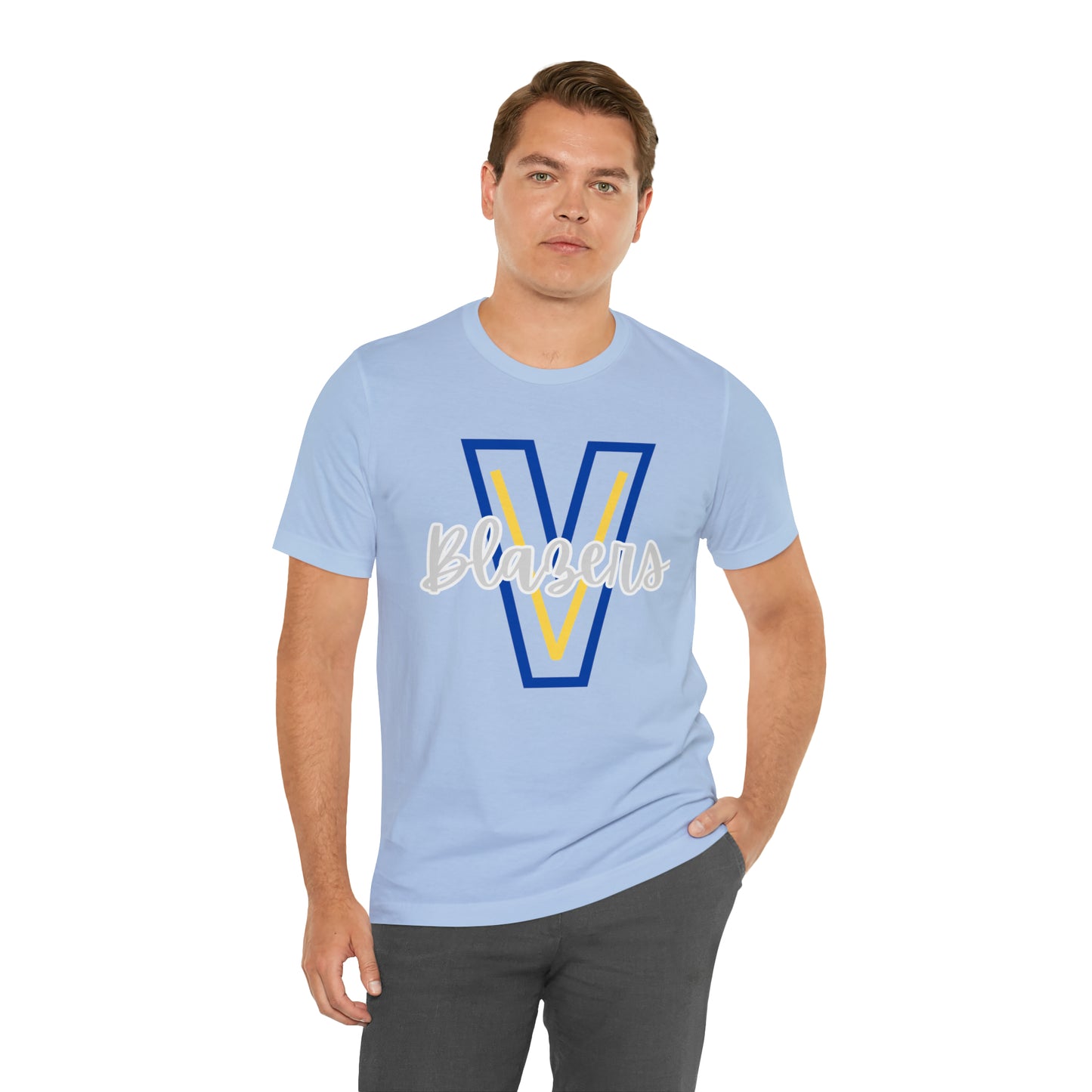 Valley View V Blazers Unisex Jersey Short Sleeve Tee